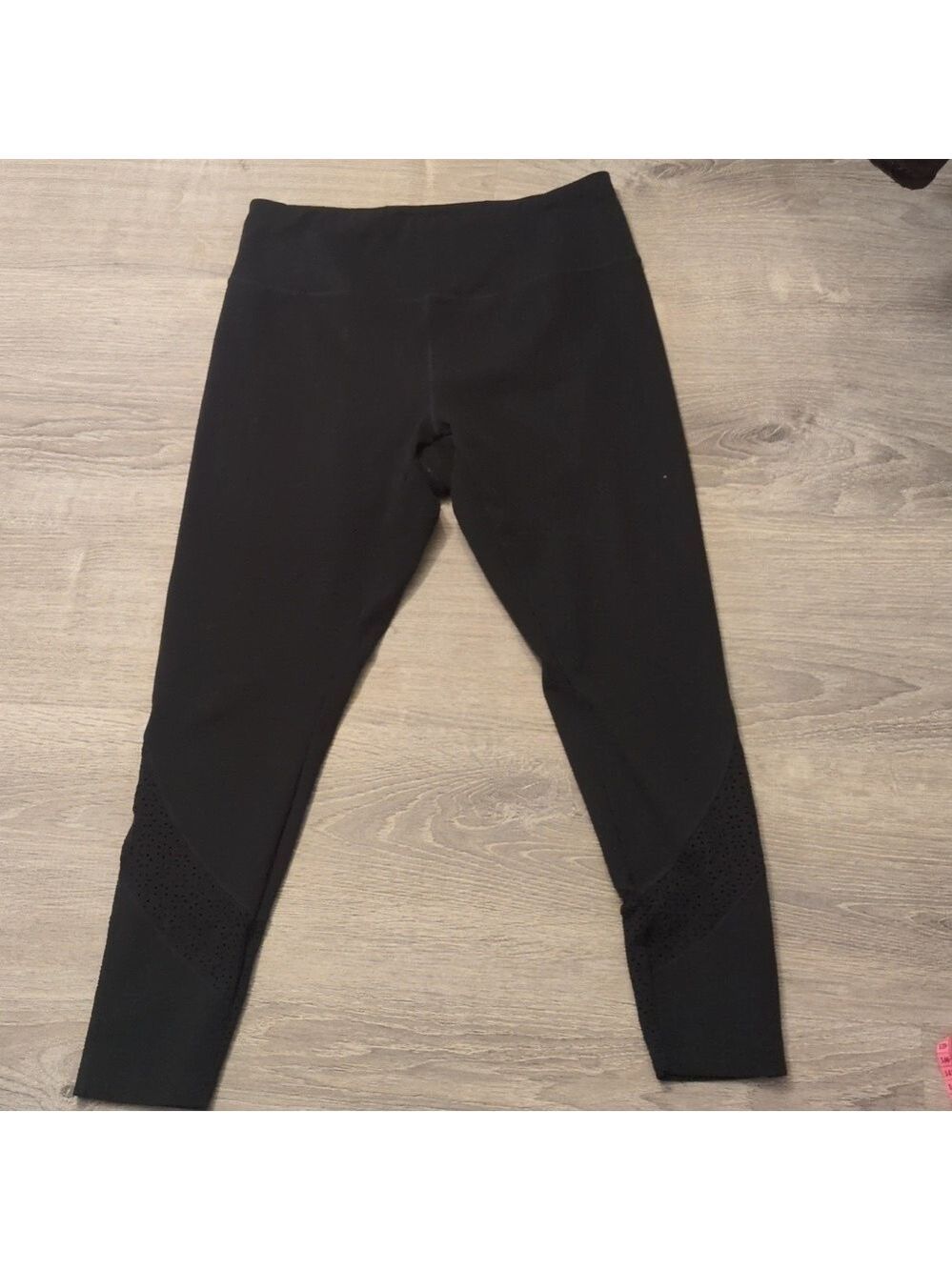 Coreio black cropped leggings size large